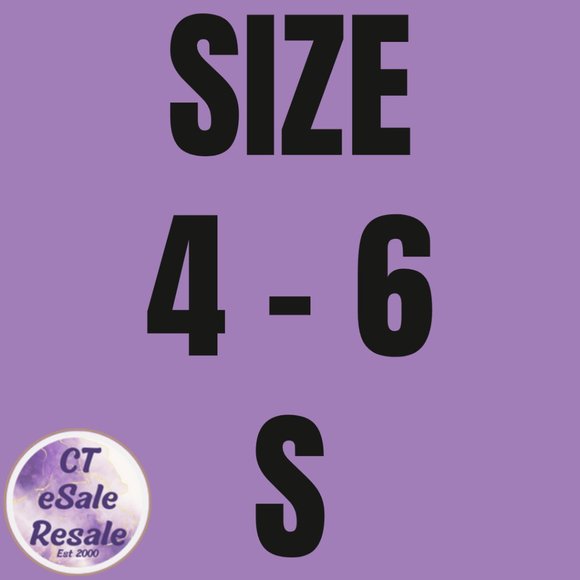 SIZE 4 - 6 (S) LIVE SHOW NOTIFICATION LISTING - Picture 1 of 4